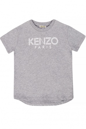 T-shirt with a print and logo, zdjęcie 1 T-shirt with a print and logo od Kenzo Kids